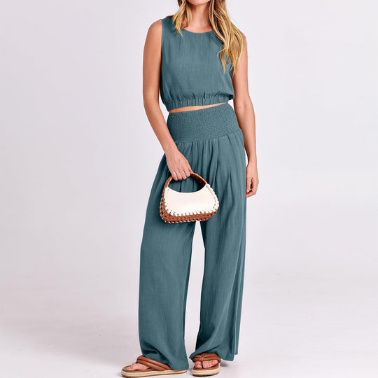 Jumpsuit met hoge taille