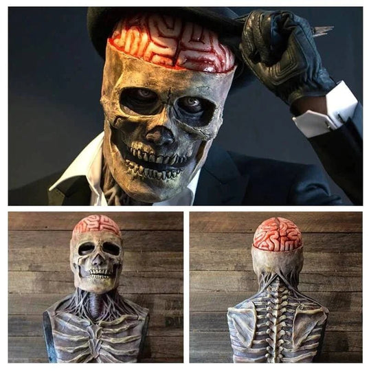 Extra Realistisch Halloween Masker + GRATIS hoed