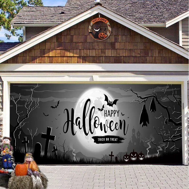 Halloween Garagedeur Decoratie