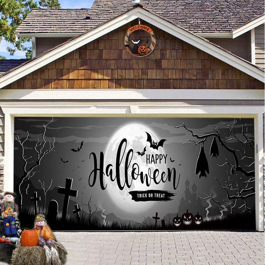 Halloween Garagedeur Decoratie