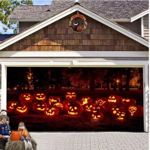Halloween Garagedeur Decoratie