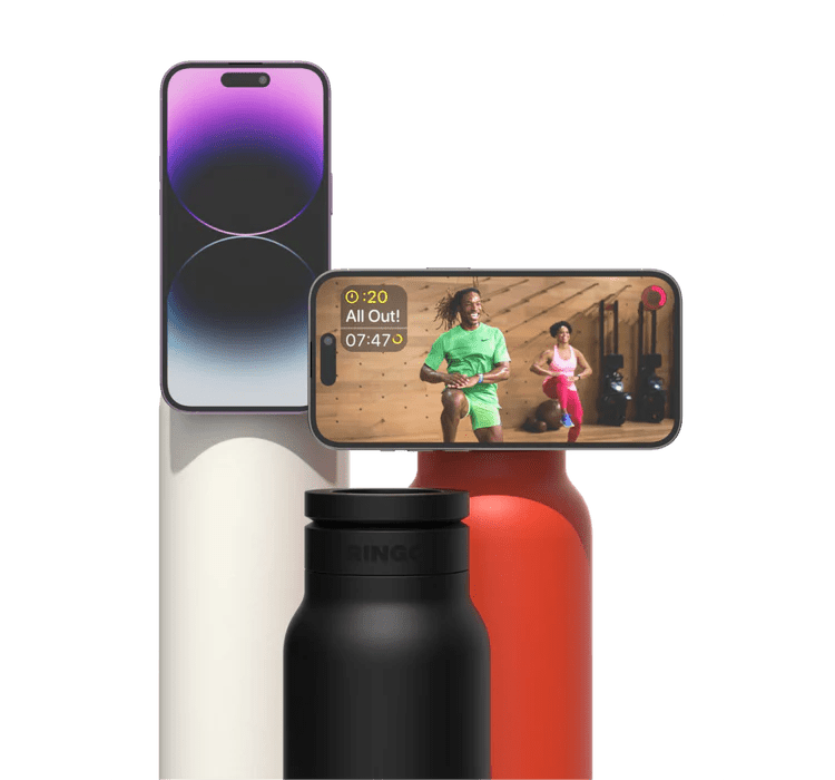 Magnetische Waterfles met Telefoonhouder