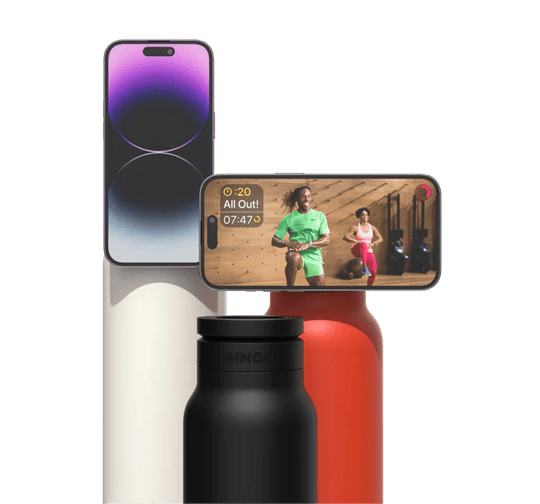 Magnetische Waterfles met Telefoonhouder