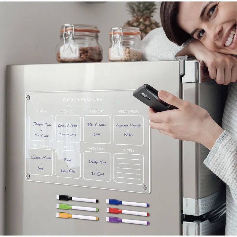 Magnetische Kalender en Planner Kit voor koelkast