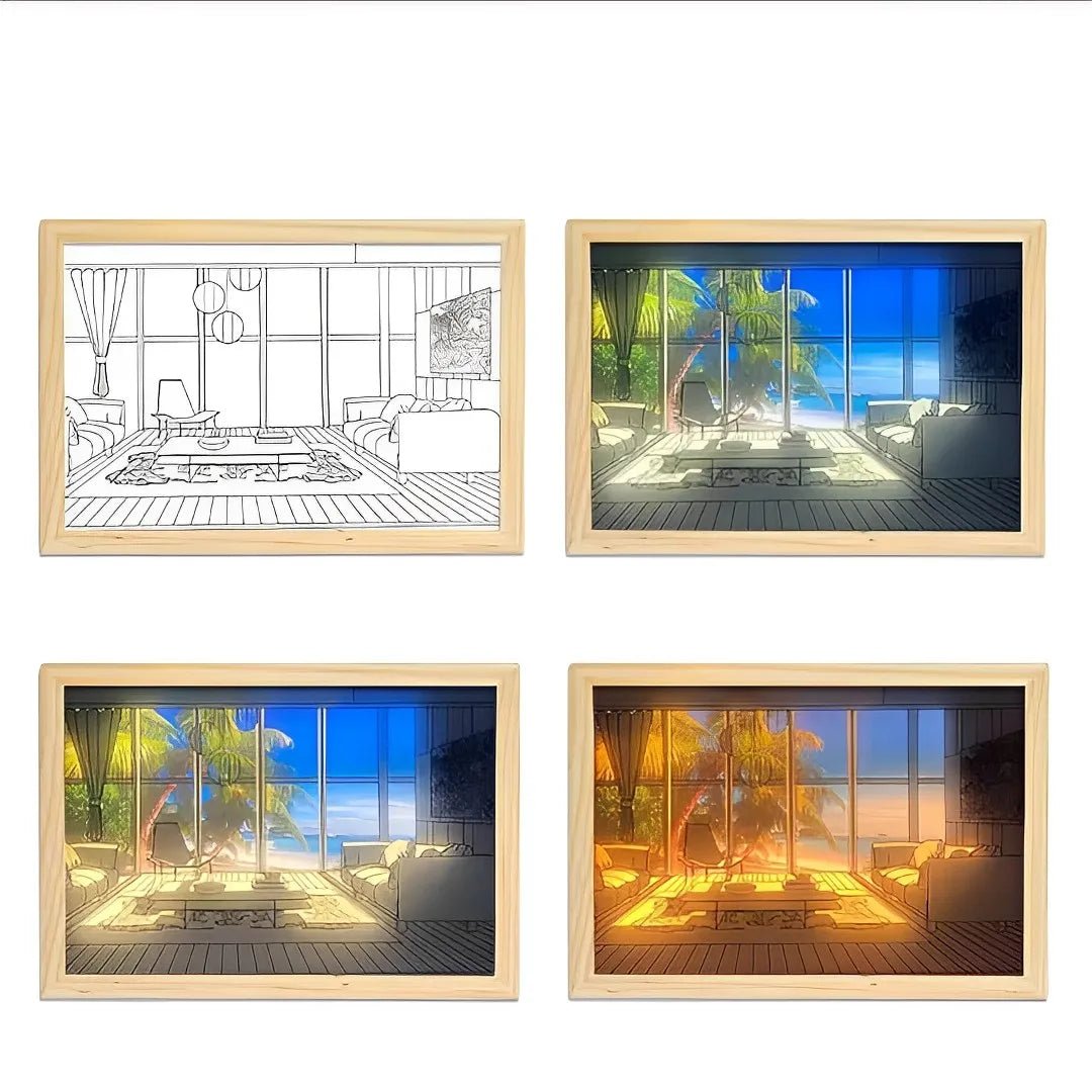 LED Decoratief Lichtschilderij