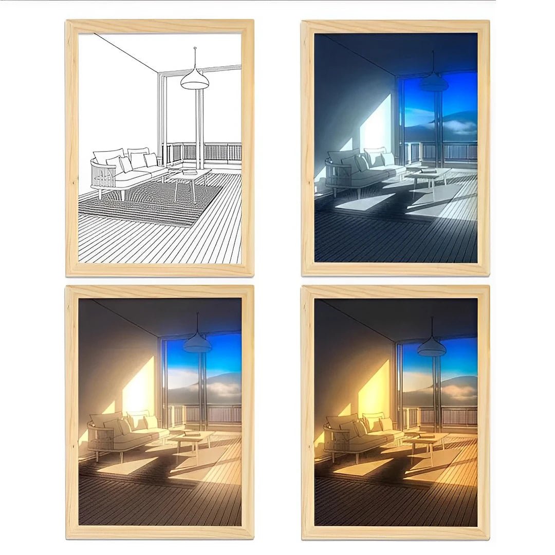 LED Decoratief Lichtschilderij